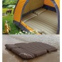 11-B5-6 Cloth Car / Household + 2 Square Stool 6-port 6/4 Ratio Multifunctional Travel Inflatable Mattress Air Bed Camping Back Seat Couch