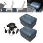 Z44Q1 2xSmall Square Stool + Car Pump Universal Car Travel Inflatable Stool