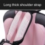 Car Portable Children Safety Seat, Size:50 x 33 x 21cm (For 0-5 Years Old)(Pink + Grey)