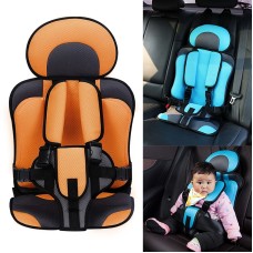 Портативное сиденье безопасности для детей, размер: 54 x 36 x 25 см (в течение 3-12 лет) (оранжевый + черный)