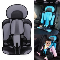 Car Portable Children Safety Seat, Size:54 x 36 x 25cm (For 3-12 Years Old)(Grey + Black)