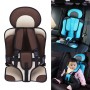 Car Portable Children Safety Seat, Size:54 x 36 x 25cm (For 3-12 Years Old)(Coffee + Beige)