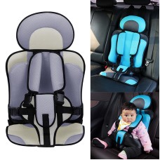 Портативное сиденье безопасности для детей, размер: 54 x 36 x 25 см (в течение 3-12 лет) (бежевый + серый)