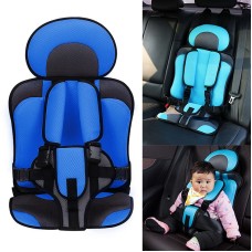 Car Portable Children Safety Seat, Size:54 x 36 x 25cm (For 3-12 Years Old)(Dark Blue + Black)