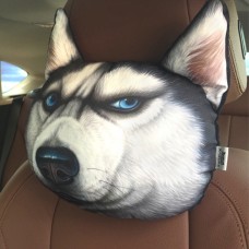 Funny 3D Printing Pattern Plush Car Neck Pillow Head Pillow Car Accessories Decoration