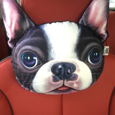 Funny 3D Printing Pattern Plush Car Neck Pillow Head Pillow Car Accessories Decoration