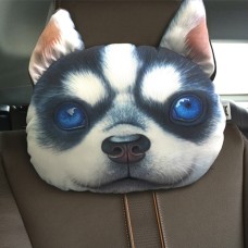 Funny 3D Printing Pattern Plush Car Neck Pillow Head Pillow Car Accessories Decoration