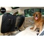 Deluxe Travel Pet Dog Car Seat Fence Safety Barrier Pet Fence Rear Row Seat Safety Isolation Net Protection, Size: 124 x 46 x 31cm(Black)