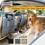 Deluxe Travel Pet Dog Car Seat Fence Safety Barrier Pet Fence Rear Row Seat Safety Isolation Net Protection, Size: 124 x 46 x 31cm(Black)