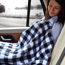 145 x 100cm Car Heating Blanket Winter Heated 12V Lattice Energy Saving Warm Auto Electrical Blanket For Car Constant Temperature