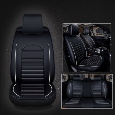 Universal PU Leather Car Seat Cover Black White