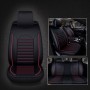 Universal PU Leather Car Seat Cover Black Red