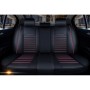 Universal PU Leather Car Seat Cover Black Red