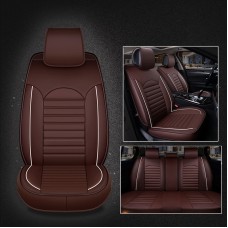 Universal PU Leather Car Seat Cover Coffee