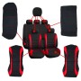 9 шт. Четыре сезона универсальная крышка сиденья подушка Car Car Sear Seats Set Universal Cushion (красный)