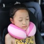 2 PCS Travel Neck Pillow U-Shape For Car Headrest Air Cushion(Pink)