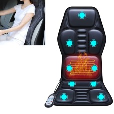 YJ-308 Car Massager Cervical Spine Neck Waist Car Home Heating Whole Body Multifunctional Massage Mat, Specification: Deluxe Edition