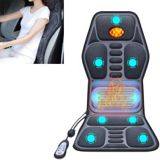 YJ-308 Car Massager Cervical Spine Neck Waist Car Home Heating Whole Body Multifunctional Massage Mat, Specification: Premium Edition