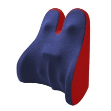 Car Seat Lumbar Support Cushion Memory Foam Office Lumbar Cushion, Size: Bandage(Red & Blue )