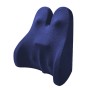 Car Seat Lumbar Support Cushion Memory Foam Office Lumbar Cushion, Size: Bandage(Navy Blue)