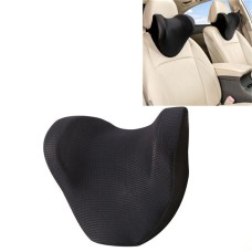 Car Headrest And Neck Pillow Ice Silk Breathable Space Memory Foam Pillow(Black)