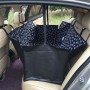 Waterproof Rear Back Pet Dog Car Seat Cover Mats Hammock Protector With Safety Belt, Size:130x150x38cm(Coffe)