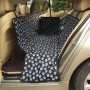 Waterproof Rear Back Pet Dog Car Seat Cover Mats Hammock Protector With Safety Belt, Size:130x150x38cm(Coffe)