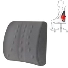 Lumbar Cushion Office Maternity Seat Cushion Car Lumbar Memory Foam Lumbar Pillow, Style: Standard (Gray)