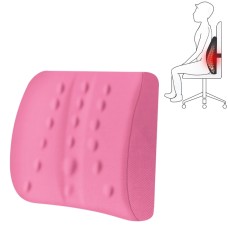 Lumbar Cushion Office Maternity Seat Cushion Car Lumbar Memory Foam Lumbar Pillow, Style: Standard (Pink)