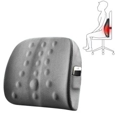 Lumbar Cushion Office Maternity Seat Cushion Car Lumbar Memory Foam Lumbar Pillow, Style: 3D (Gray)