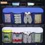 Car Seat Rear Storage Hung Bag Car Waterproof Storage Net Bag, Colour: Ordinary Black