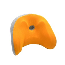 Children Car Head Pillow Car Interior Supplies Travel Sleep Adjustable U-Type Memory Cotton Neck Pillow(Orange)