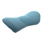 Car Supplies Lumbar Support Memory Foam Car Backrest Lumbar Cushion Seat Cushion Lumbar Pillow, Colour: 4D Grid Blue