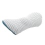 Car Supplies Lumbar Support Memory Foam Car Backrest Lumbar Cushion Seat Cushion Lumbar Pillow, Colour: Blue+Light Gray