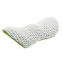 Car Supplies Lumbar Support Memory Foam Car Backrest Lumbar Cushion Seat Cushion Lumbar Pillow, Colour: Green+Light Gray