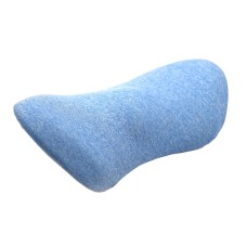 Car Supplies Lumbar Support Memory Foam Car Backrest Lumbar Cushion Seat Cushion Lumbar Pillow, Colour: Cationic Sky Lake Blue