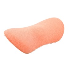 Car Supplies Lumbar Support Memory Foam Car Backrest Lumbar Cushion Seat Cushion Lumbar Pillow, Colour: Cationic Orange