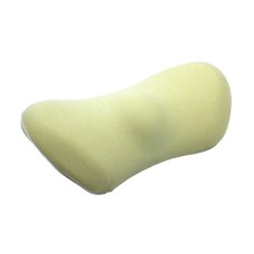 Car Supplies Lumbar Support Memory Foam Car Backrest Lumbar Cushion Seat Cushion Lumbar Pillow, Colour: Cationic Lemon Yellow