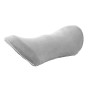 Car Supplies Lumbar Support Memory Foam Car Backrest Lumbar Cushion Seat Cushion Lumbar Pillow, Colour: Crystal Velvet Light Gray