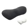 Car Supplies Lumbar Support Memory Foam Car Backrest Lumbar Cushion Seat Cushion Lumbar Pillow, Colour: Comfortable Dark Gray