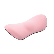 Car Supplies Lumbar Support Memory Foam Car Backrest Lumbar Cushion Seat Cushion Lumbar Pillow, Colour: Pink+Dark Gray