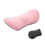 Car Supplies Lumbar Support Memory Foam Car Backrest Lumbar Cushion Seat Cushion Lumbar Pillow, Colour: Pink+Dark Gray