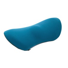 Car Supplies Lumbar Support Memory Foam Car Backrest Lumbar Cushion Seat Cushion Lumbar Pillow, Colour: Peacock Blue+Dark Gray