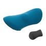 Car Supplies Lumbar Support Memory Foam Car Backrest Lumbar Cushion Seat Cushion Lumbar Pillow, Colour: Peacock Blue+Dark Gray