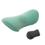 Car Supplies Lumbar Support Memory Foam Car Backrest Lumbar Cushion Seat Cushion Lumbar Pillow, Colour: Matcha Green+Dark Gray