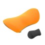 Car Supplies Lumbar Support Memory Foam Car Backrest Lumbar Cushion Seat Cushion Lumbar Pillow, Colour: Orange+Dark Gray