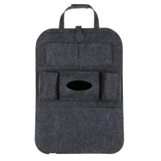 Thicken Felt Cloth Car Seat Storage Bag(Deep Gray)