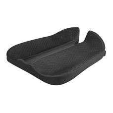 QFC060 V-shaped Car Memory Foam Non-slip Seat Cushion(Black)