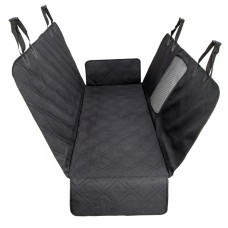 Car Rear Seat Waterproof Bite Resistant Pet Cushion, Color: CZD-B2-13 Cedic Black)(137x147cm)