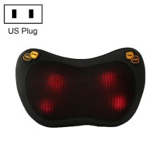 Cervical Spine Massager Instrument Electric Car Massage Pillow, Specification: Four Keys(US Plug)